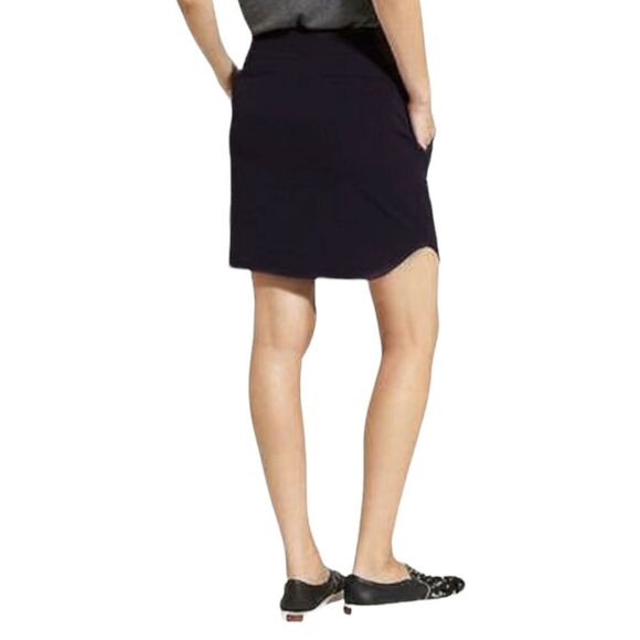ATHLETA Midtown Sweat Wicking Athleisure Drawstring Travel Skirt Sz M - Picture 2 of 9
